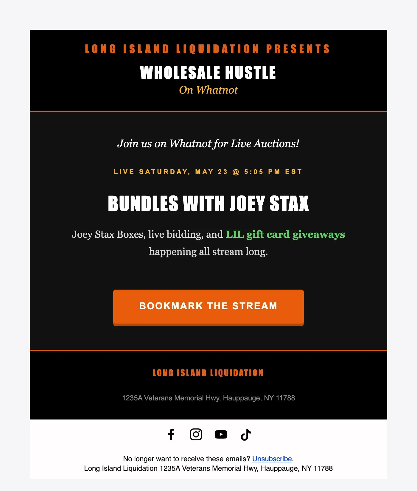 Email design: We're going live Saturday. Are you in?