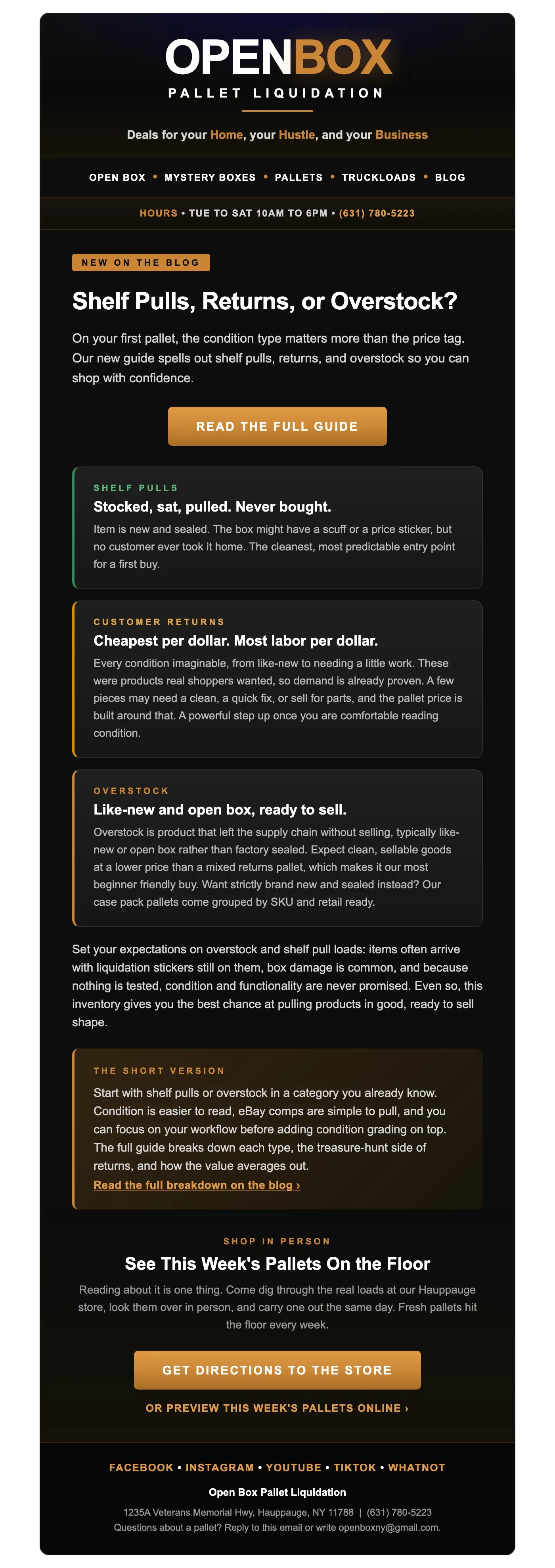 Email design: Before your next pallet run, read this